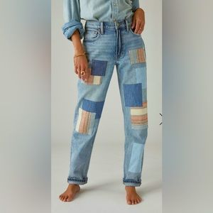 Lucky Legend Mid Rise Boy Jeans in Big Break | Size 12